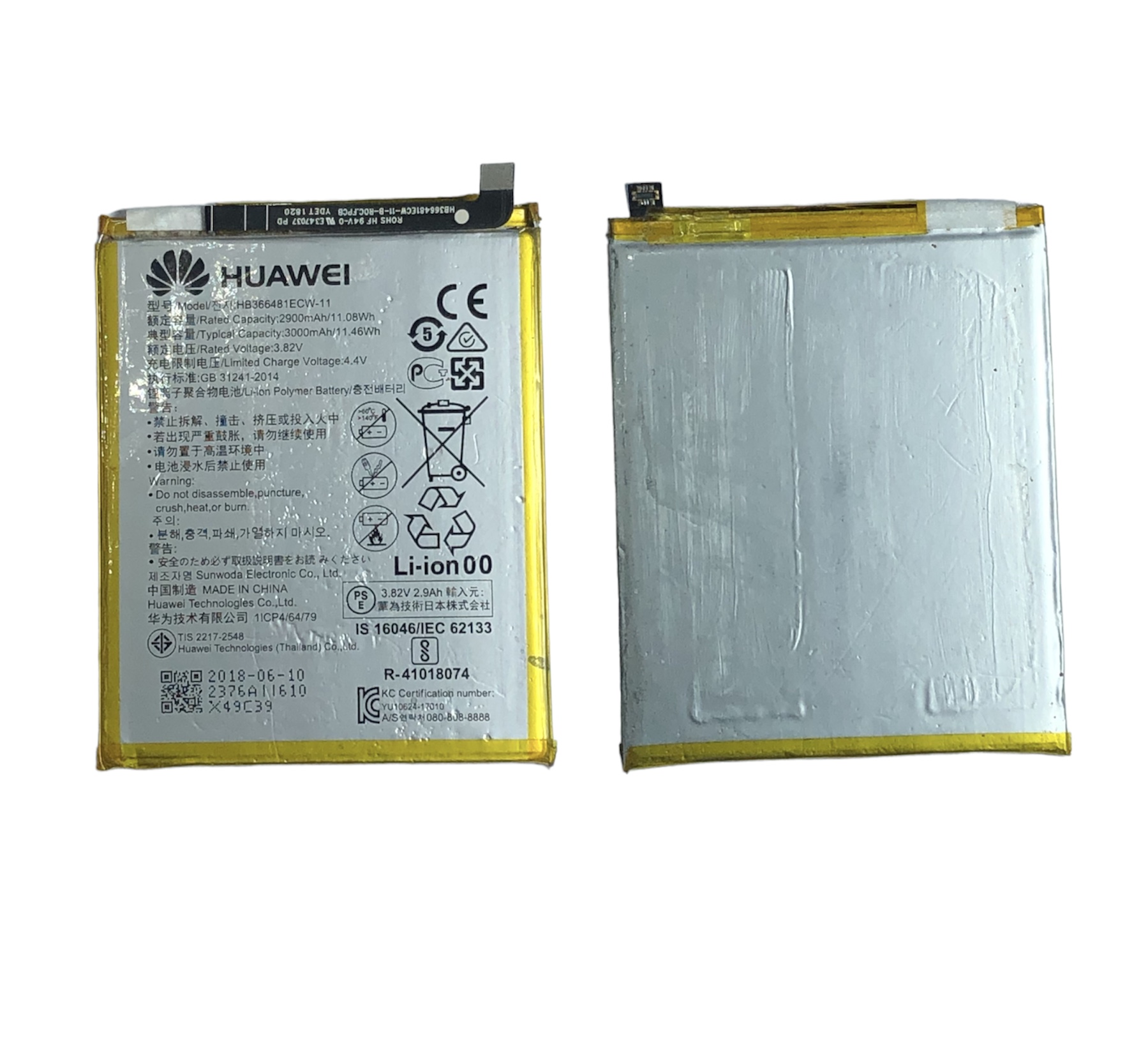 Bateria Usada  Huawei Y6 Prime 